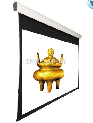 Calidad 150" tensió la pantalla de proyección motorizada ahuecada techo con teledirigido Fábrica