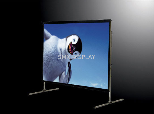 calidad pantalla de proyección de 100 pulgadas, pantallas rápidas del doblez para la educación, partido, concierto Fábrica