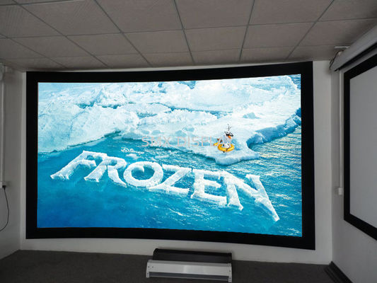 calidad La alta definición 200" 250" curvó la pantalla de proyección para el sistema del simulador del cine de HD Fábrica