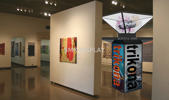 calidad Exhibición olográfica grande de la pirámide de 360XXL 3D, Dreamoc XXL para los aeropuertos o los teatros Fábrica