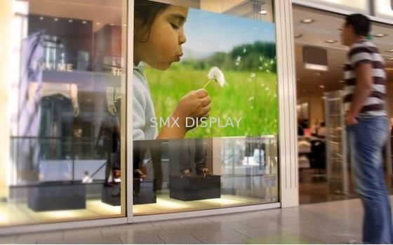 Calidad Película 100um de la proyección posterior de la publicidad de la transmitencia para la exhibición de la luz del día Fábrica