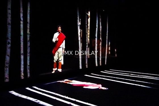 calidad El vídeo de encargo de HD basó el sistema de proyección olográfico 3d para la presentación del holograma Fábrica