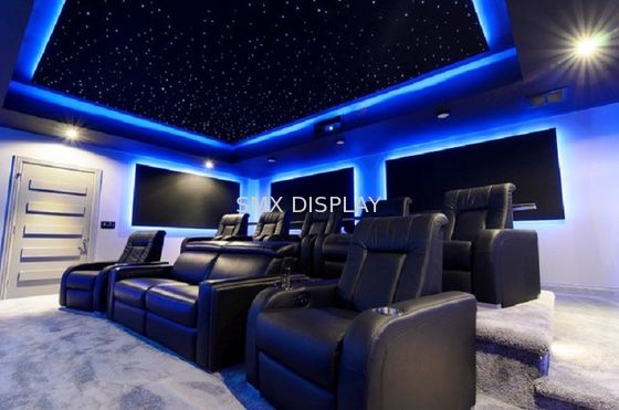 Calidad 110V - color claro del RGB de los paneles de techo de la estrella de la fibra óptica 220V para el cine casero Fábrica