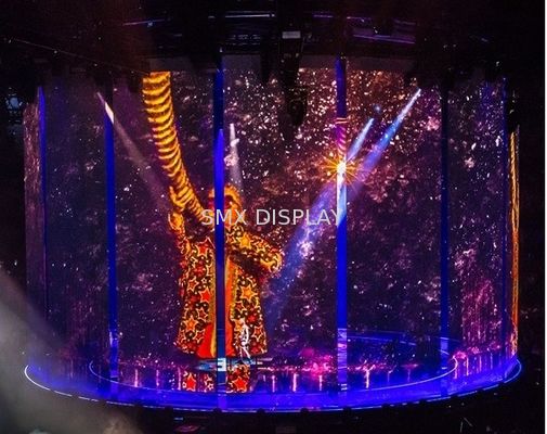 Calidad Proyector interactivo del holograma de Holo Gauze Holographic Mesh Screen For 3D Fábrica