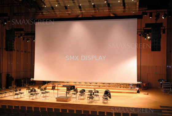 Gran escala pantalla de proyector motorizada 400 pulgadas teledirigida para el acontecimiento